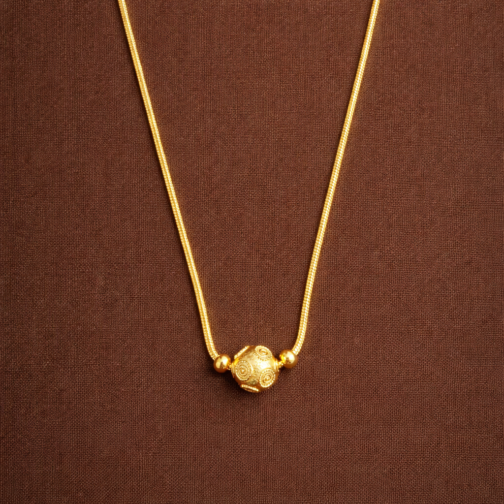 Colar Conta Dourado