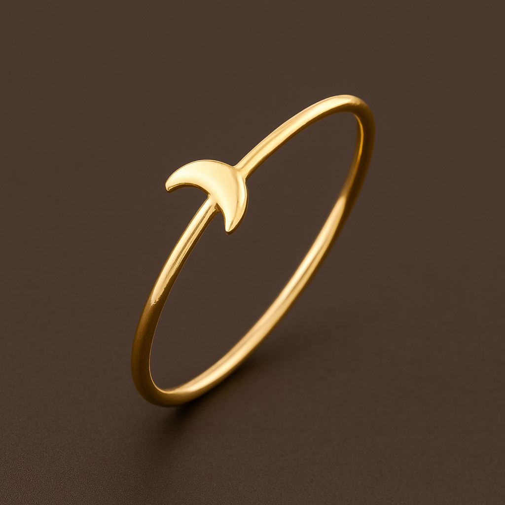 Anel Lua Dourado